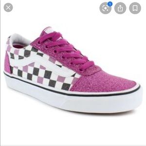 Vans Ol Skool Checkered Glitter Sneakers